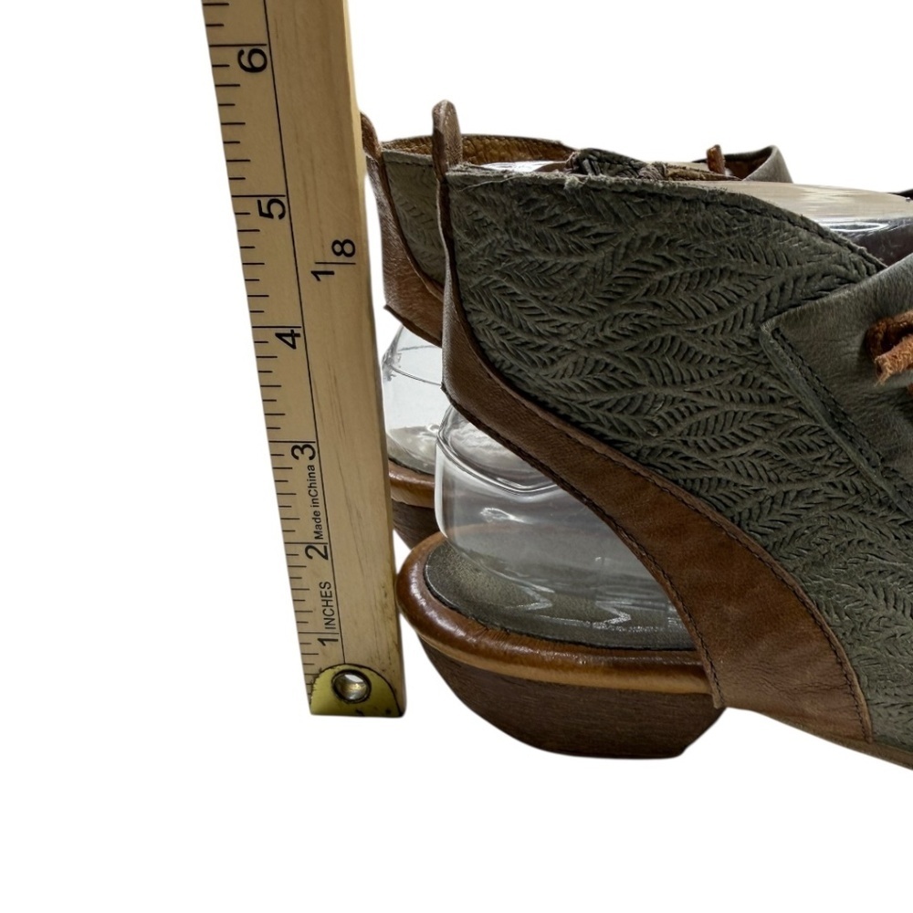 Miz Mooz Celia Ruched Leather Bootie - Picture 9 of 13